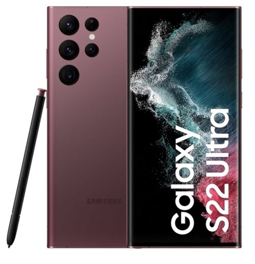 Samsung Galaxy S22 Ultra 5G (256GB/Red) uden abonnement